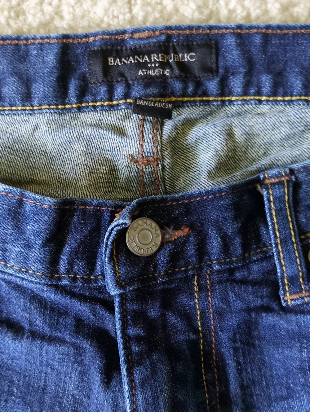 Men's Banana Republic Dark Blue Jeans 34/31